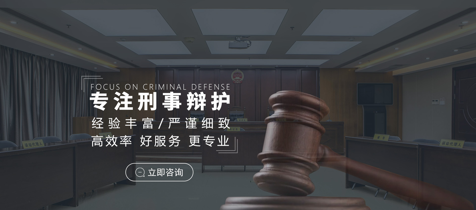 专注刑事辩护经验丰富严谨细致